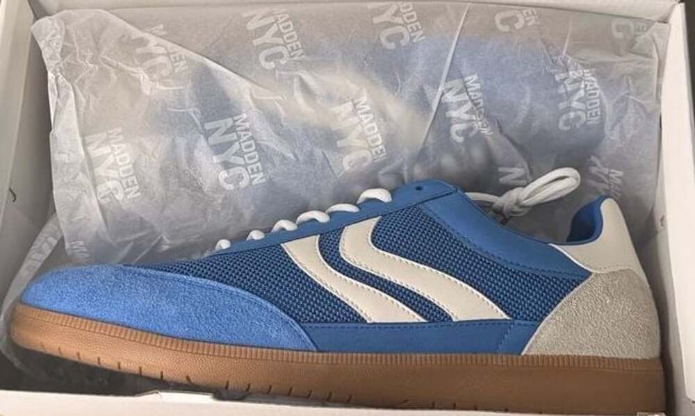 Madden NYC Men's M-Marval Casual Sneaker Blue Size 13